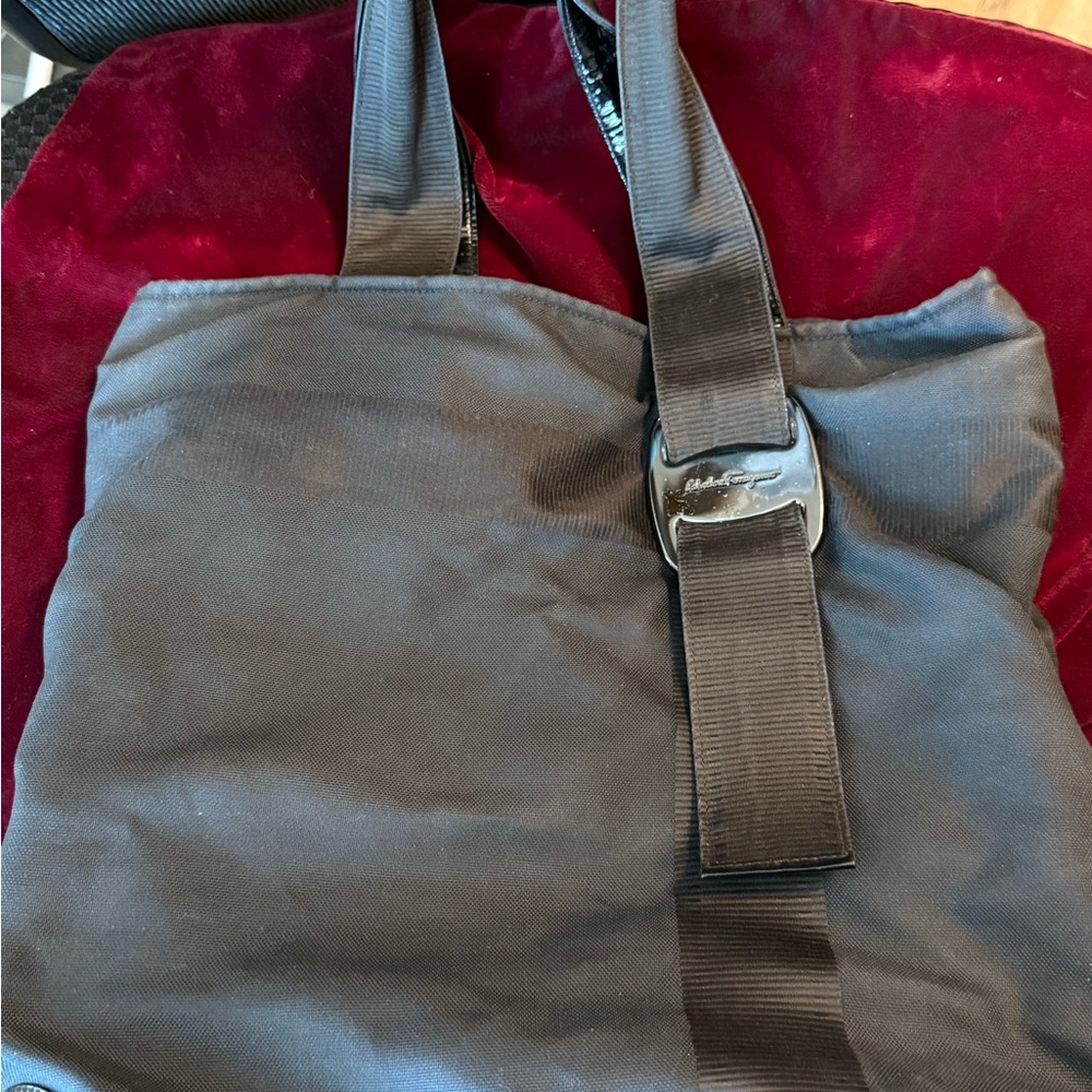 Salvatore Ferragamo Black Tote Elegant, Sophisticated and Functional